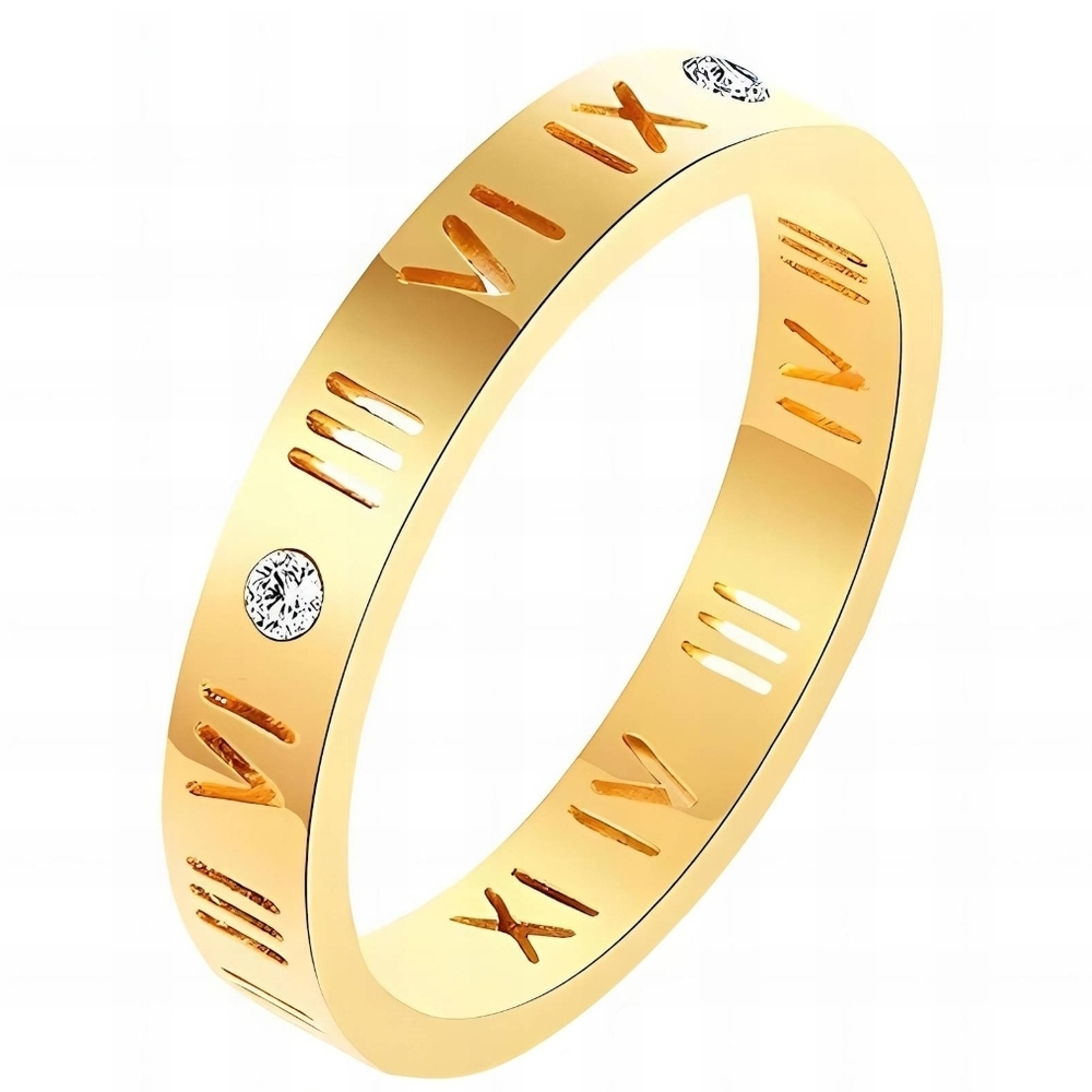 18K gold plated Stainless steel finger ring